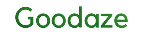 Green 'Goodaze' logo on a white background